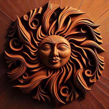 3D model st sun (STL)